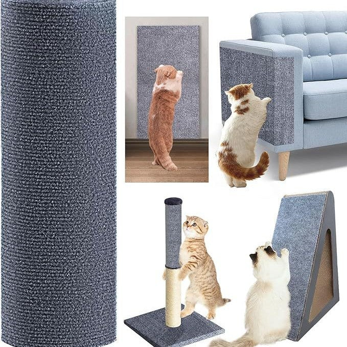 PurrGrip Cat Tree Carpet Mat – Self-Adhesive Climbing Cover