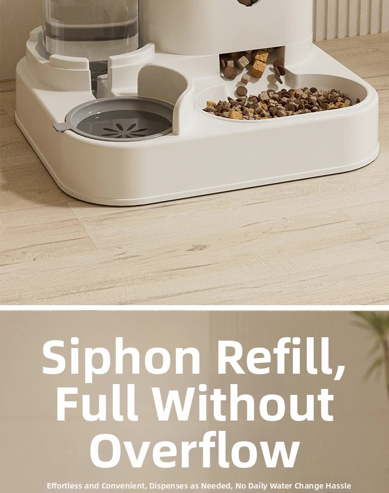 AquaBowl – 2-in-1 Automatic Pet Feeder & Water Dispenser