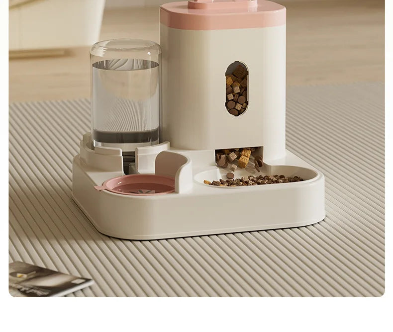 AquaBowl – 2-in-1 Automatic Pet Feeder & Water Dispenser