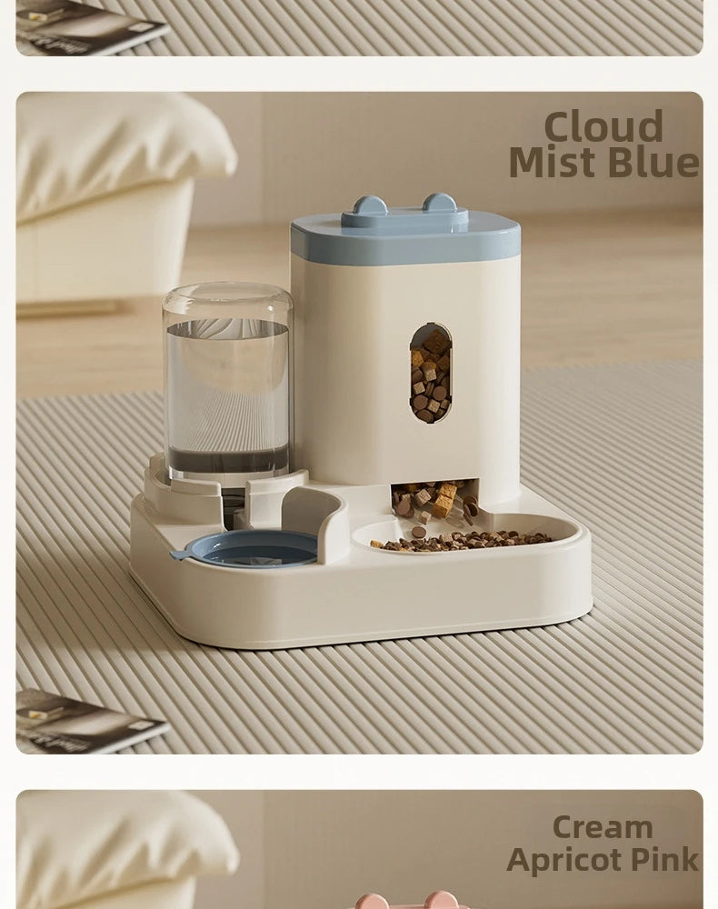 AquaBowl – 2-in-1 Automatic Pet Feeder & Water Dispenser