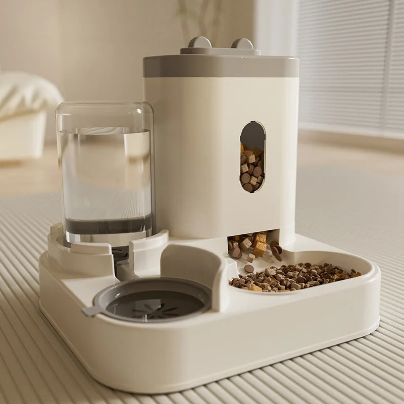 AquaBowl – 2-in-1 Automatic Pet Feeder & Water Dispenser