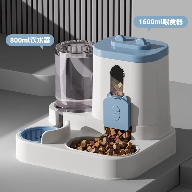 AquaBowl – 2-in-1 Automatic Pet Feeder & Water Dispenser