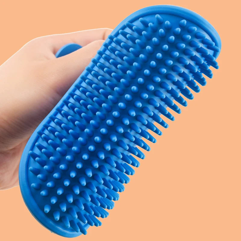 SudsyPaws – Silicone Pet Bath & Massage Brush