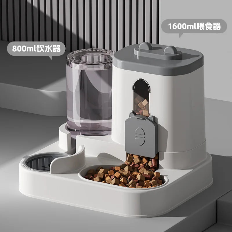 AquaBowl – 2-in-1 Automatic Pet Feeder & Water Dispenser