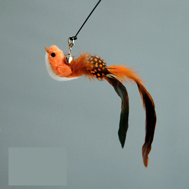 FeatherFlyer – Interactive Bird Wand Cat Teaser