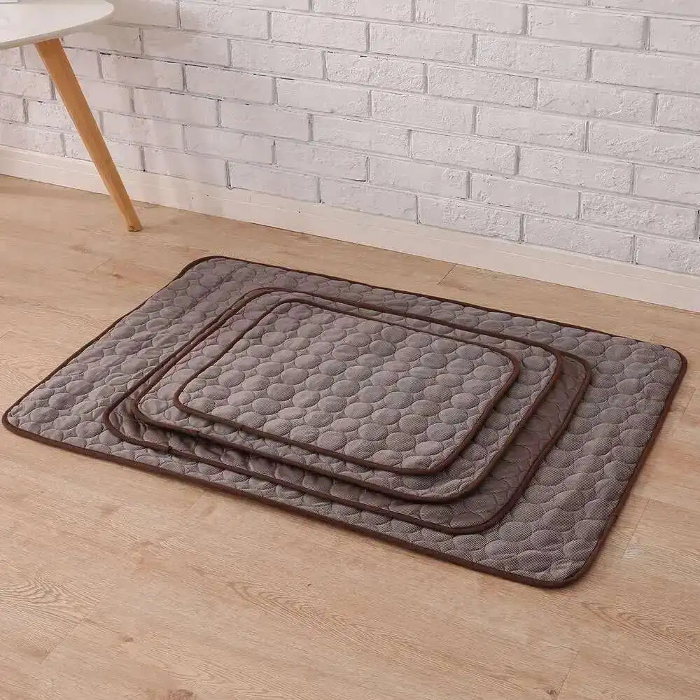 ChillPaws – Tapis rafraîchissant en soie glacée pour chats et chiens